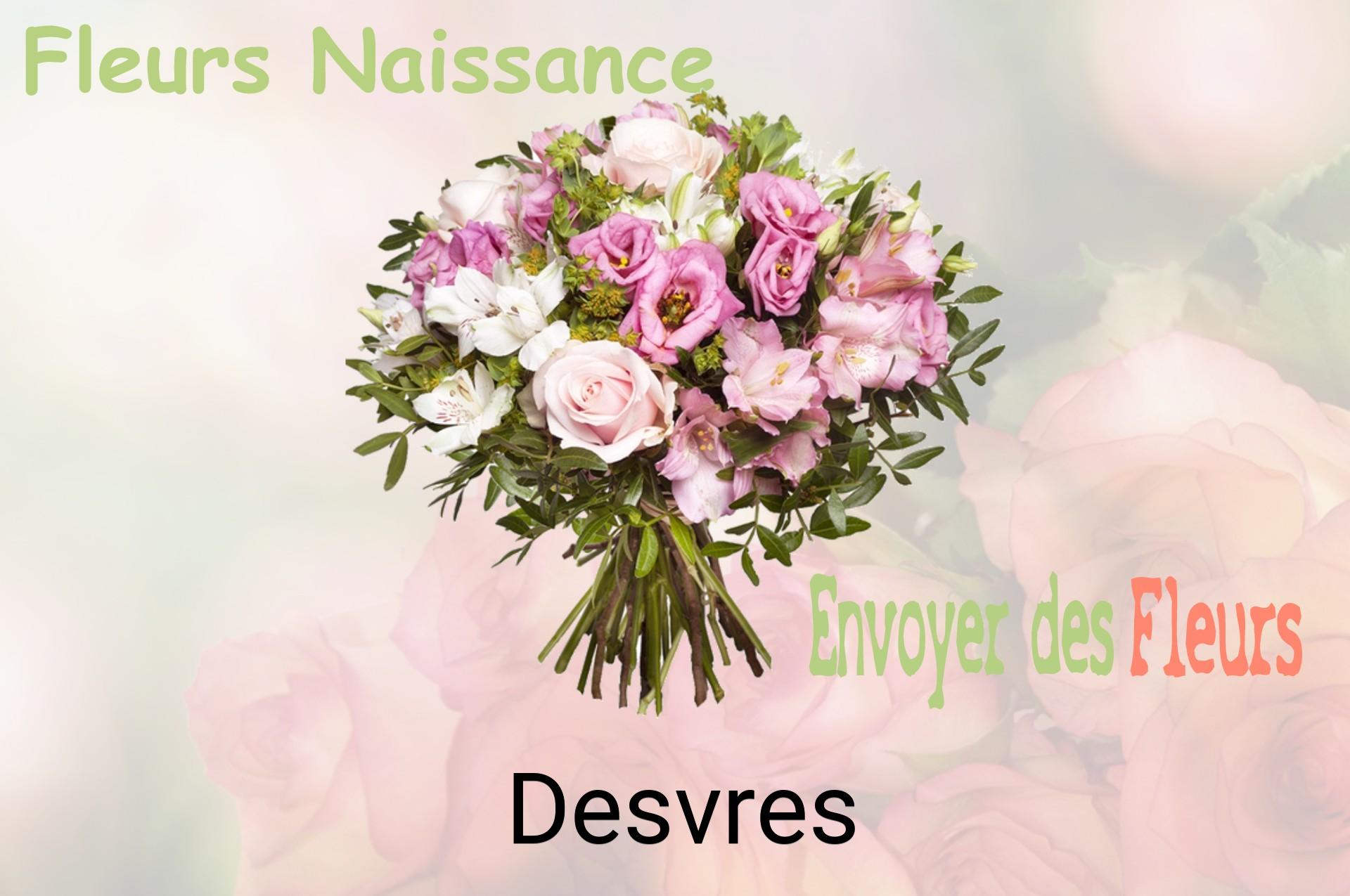 Bouquet de fleurs de naissance livré à Desvres